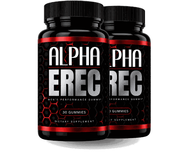 2 bottles of AlphaErec men's performance gummies